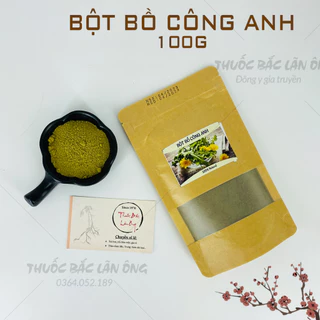 Bột bồ công anh nguyên chất 100g (Phòng ngừa ung thư, hỗ trợ tiểu đường)