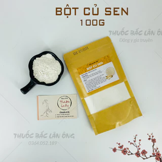 Bột củ sen nguyên chất 100g (Giàu dinh dưỡng, hỗ trợ giảm cân)