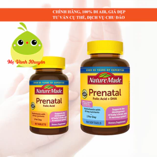 Vitamin tổng hợp bầu Mỹ Nature Made Prenatal Multi + DHA (150v)