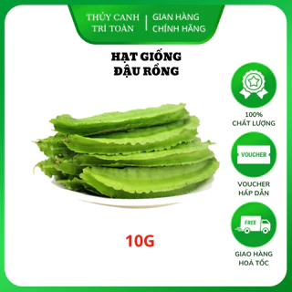 Hạt giống Đậu Rồng Thái trái ra liên tục, cây chịu nhiệt tốt, trồng quanh năm (gói 10 gr) - Hạt giống Rạng Đông