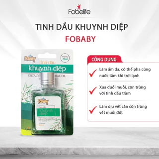 Tinh Dầu Thiên Nhiên Fobaby FobeTràm & Khuynh Diệp Dành Cho Bé - Chai 25ml