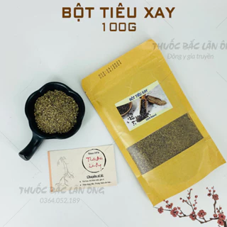 Bột tiêu đen rang xay nguyên chất 100g (Hạt tiêu đen cay nồng tự nhiên)