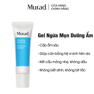 Gel dưỡng ẩm, ngăn ngừa mụn không chứa dầu Murad Clarifying Oil-Free Water Gel 60ml