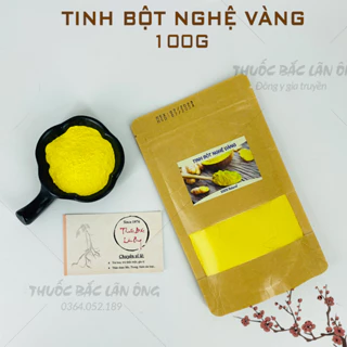 Tinh bột nghệ vàng nguyên chất 100g