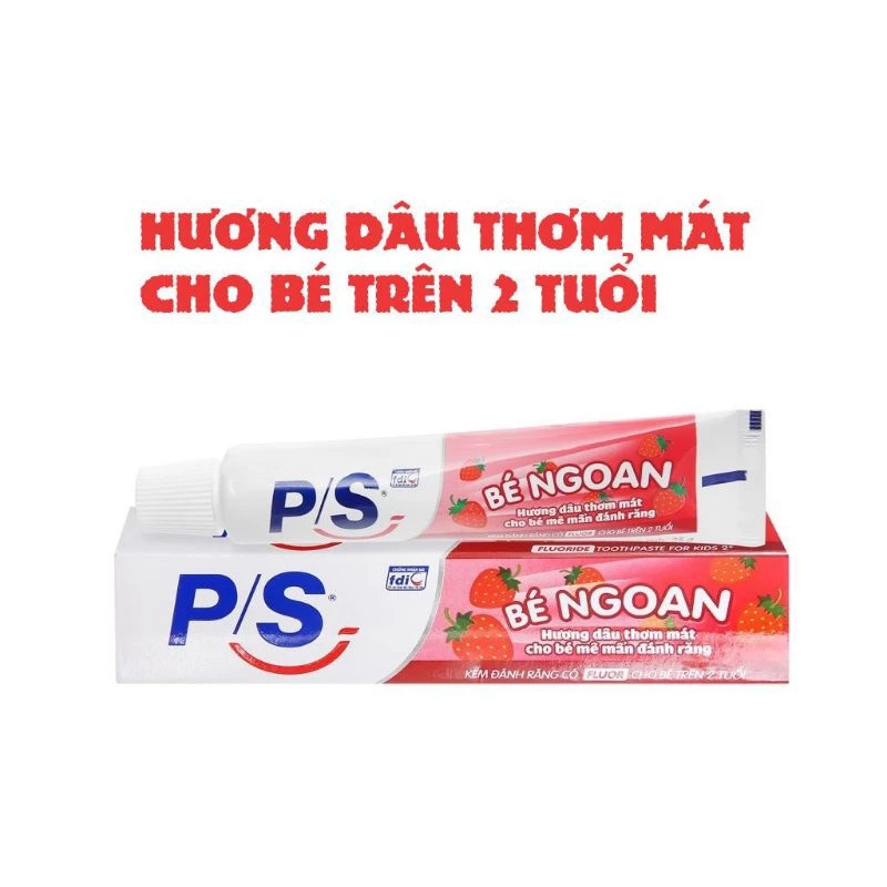 Kem đánh răng P/S bé ngoan hương dâu 35g