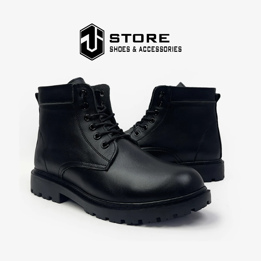 Giày Combat Boots Task Force J1, Da Bò Nappa Đế Cao Su Đúc Nguyên Khối