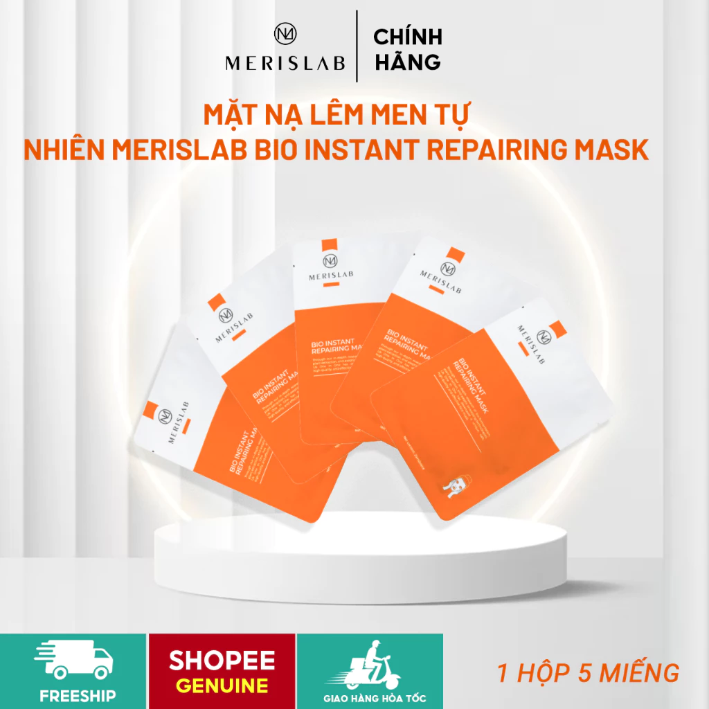 MẶT NẠ LÊM MEN TỰ NHIÊN MERISLAB BIO INSTANT REPAIRING MASK