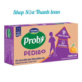 Thùng 50 Chai Sữa Chua Uống Men Sống Hương Cam Probi Pedia+ 65ml.