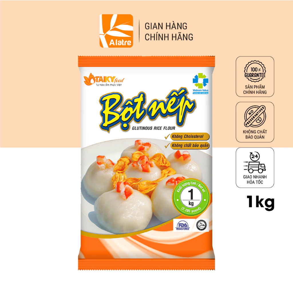 1kg Bột Nếp TÀI KÝ - Hàng Chính Hãng -  Date mới nhất!