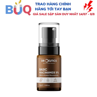 Tinh Chất Niacinamide Basic 8% DrCeutics Cho Da Dầu Mụn (30g)