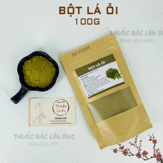 Bột lá ổi nguyên chất 100g (Hỗ trợ detox, kiểm soát cân nặng) - Thuốc Bắc Lãn Ông