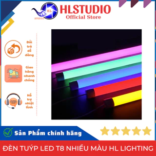 Đèn Tuýp Led T8 Nhiều Màu, Chiều Dài 30cm, Đèn Trang Trí Chống Nước IP65, Chất Lượng Cao HL Studio