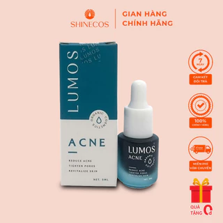 Serum Huyết Thanh Mụn Lumos Ance 5ml Của Mỹ, sạch mụn, mờ thâm dưỡng trắng da mặt SHINECOS