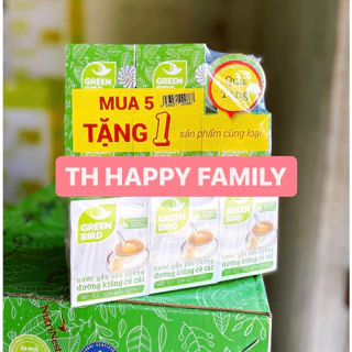 Green Bird Lốc 5 tặng 1 - Nước yến chưng đường kiêng củ cải Hũ 72g