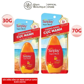 Sữa chống nắng cực mạnh Sunplay Super Block SPF81 30g/70g Glam Beautique
