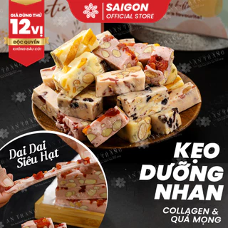 KẸO NOUGAT  - KẸO MỀM SIÊU HẠT- COMBO DƯỠNG NHAN