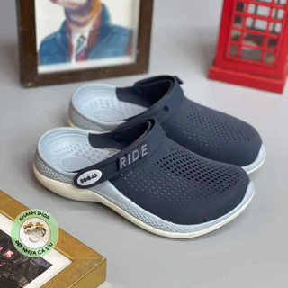 Dép sục Cross 360 Literide clog nam nữ  mẫu mới, dáng thể thao, chuẩn xịn, full box màu navy