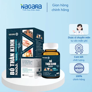 Bổ thần kinh NAGA - NAGARA - Hỗ trợ cải thiện biểu hiện suy nhược thần kinh, giúp giảm mệt mỏi