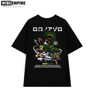 WIBU EMPIRE | Áo Thun Form Rộng Roronoa Zoro Wano | Anime One Piece - Áo Phông Unisex