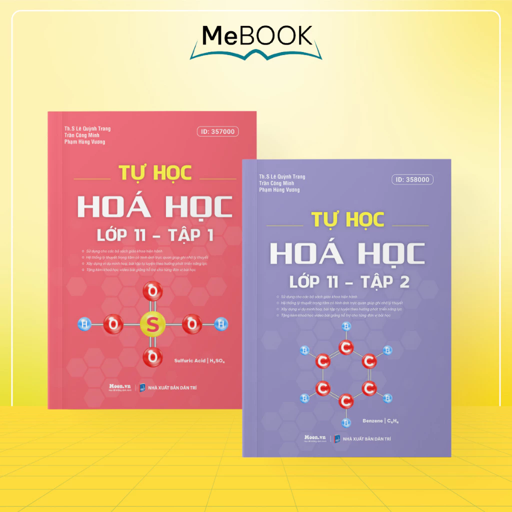 Combo 2 Sách Tự học Hoá học lớp 11 Chương trình SGK mới | Me Book