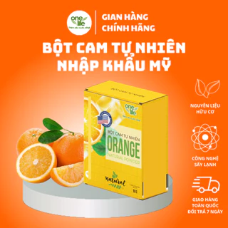 [Mua nhiều giảm giá] Hộp 50gr Bột Cam Hữu Cơ (Organic) ONELIFE - Nhập Khẩu Mỹ hòa tan nguyên chất, giảm cân, không đường