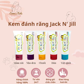 Kem đánh răng hữu cơ dành cho bé từ 6 tháng tuổi Jack N’ Jill 50gr Úc