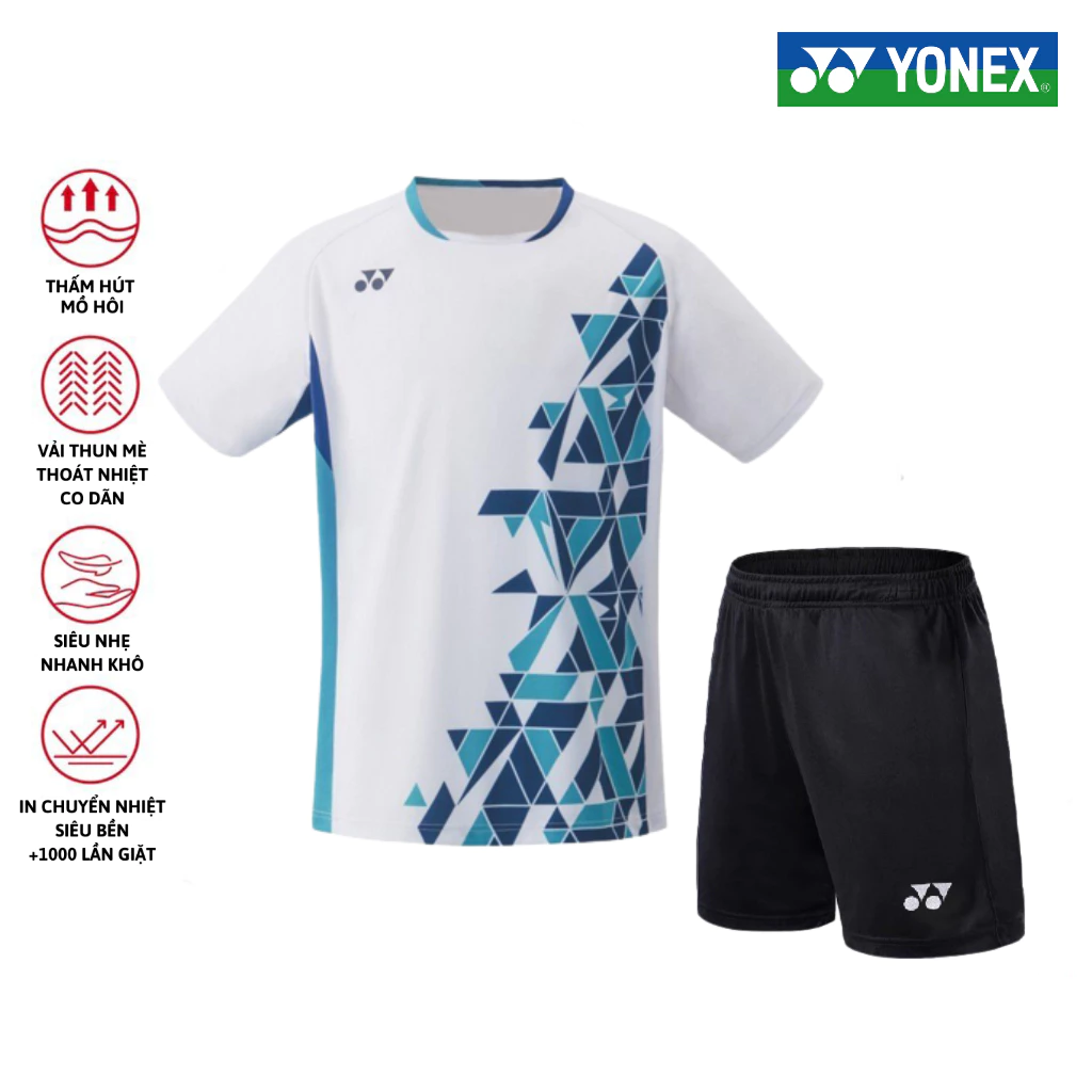 Áo, quần cầu lông Yonex chuyên nghiệp mới nhất sử dụng tập luyện và thi đấu cầu lông M2S18