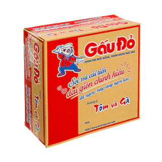 Mì Gấu Đỏ tôm và gà 63gr ( thùng 30 gói)