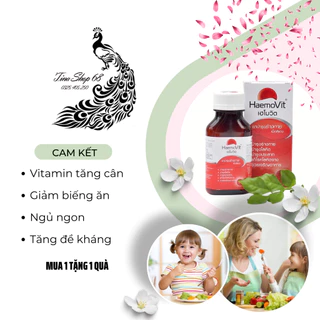 Tăng cân HaemoVit vitamin giúp tăng cân cho người gầy trẻ em ăn ngủ ngon cam kết an toàn..