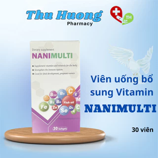 NaniMulti hộp 30 viên – Bổ sung vitamin, khoáng chất