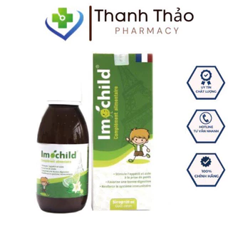 Siro Imochild - Bổ sung các Vitamin, khoáng chất và acid amin, giúp trẻ ăn ngon miệng. Tăng cường sức đề kháng