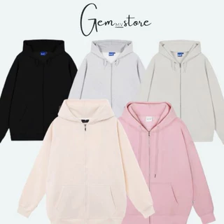 Áo hoodie, Zip Trơn Nam Nữ Cực Hót Form Rộng , HÀng Chuẩn Chính Hàng , Dày Dặn cực hót, tag mác chất lượng GEM_STORE