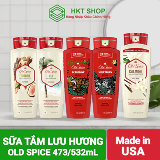 Sữa tắm lưu hương nước hoa Old Spice 473/532ML (Mỹ) - HKT Shop