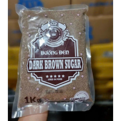 Đường đen DARK BROWN SUGAR gói chia 200g