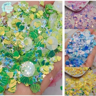 Sequin lấp lánh dùng trang trí đồ thủ công Resin/ Shaker Resin.