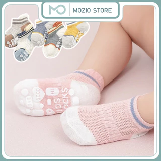 Set 5 đôi tất lưới NICE và set 3 Lovely đôi chất cotton mềm mịn, thoáng mát, thấm hút mồ hôi an toàn cho trẻ sơ sinh