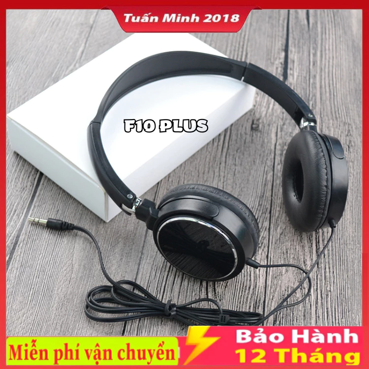 Tai Nghe Chụp Tai Âm Thanh Siêu Trầm F10 Plus , bảo hành 12 tháng