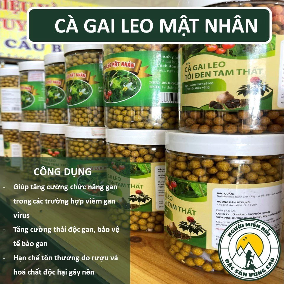 CÀ GAI LEO MẬT NHÂN (hỗ trợ chức năng gan)