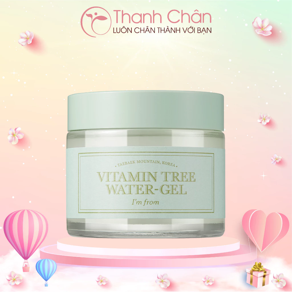 Kem Dưỡng Ẩm Trắng Da Cấp Nước Chuyên Sâu Vitamin Tree Water Gel I'm From 75g