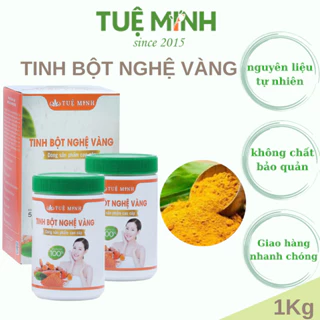 Tinh bột nghệ vàng nguyên chất Tuệ Minh cao cấp 1kg (Combo 2 hộp 500gram)