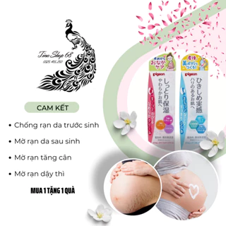 kem rạn da Pigeon kem chống rạn da bụng đùi mông ngực cho bà bầu trước sinh sau sinh chống chảy xệ săn chắc da[Tặng máy]