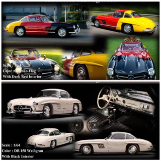 mohinhxeps-1/64_MY64 300SL Gullwing W198 - 198Pcs Resin