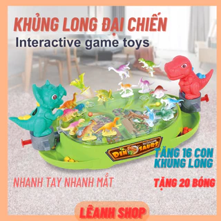 Đồ chơi bắn bi khủng long đại chiến nhanh tay nhanh mắt  Đồ chơi giải trí đối kháng tương tác 2 người vui nhộn anhdochoi