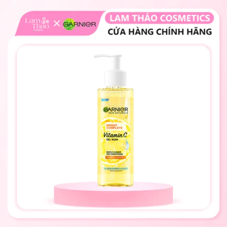 Gel Rửa Mặt Sạch Sâu Dịu Nhẹ Sáng Da Garnier Vitamin C Bright Complete Vitamin C Gel Wash Skincare 120ml