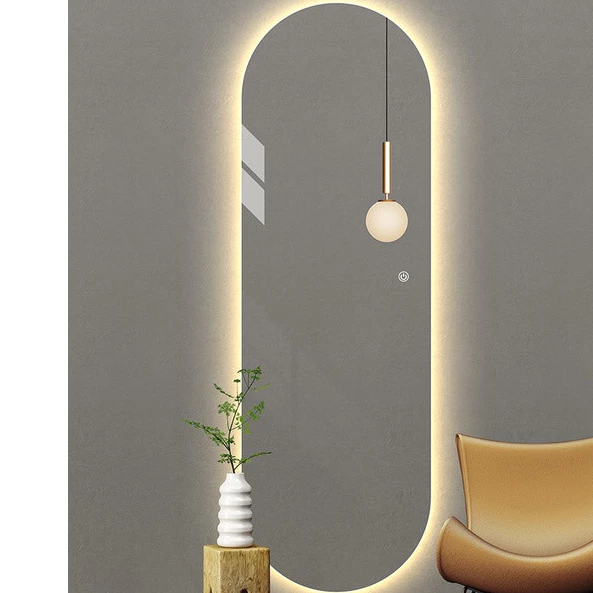 Gương decor phòng tắm ovan cao cấp