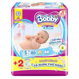 TÃ DÁN BOBBY S80+6/M76+6/L68/XL62  - SIÊU THẤM , KHÔ THOÁNG