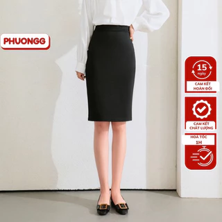 Chân váy công sở PHUONGG hàng xuất chất Umi Hàn siêu xịn mã ngắn (chân váy bút chì)