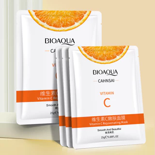 Mặt nạ Bioaqua Vitamin C dưỡng ẩm và cải thiện chức năng hàng rào bảo vệ da giúp da giữ ẩm tốt hơn