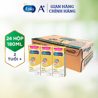 [MKB GIFT] Super Brand Day Thùng 24 hộp Sữa bột pha sẵn Enfagrow A+ 360° Brain DHA+ -Hộp 180ml