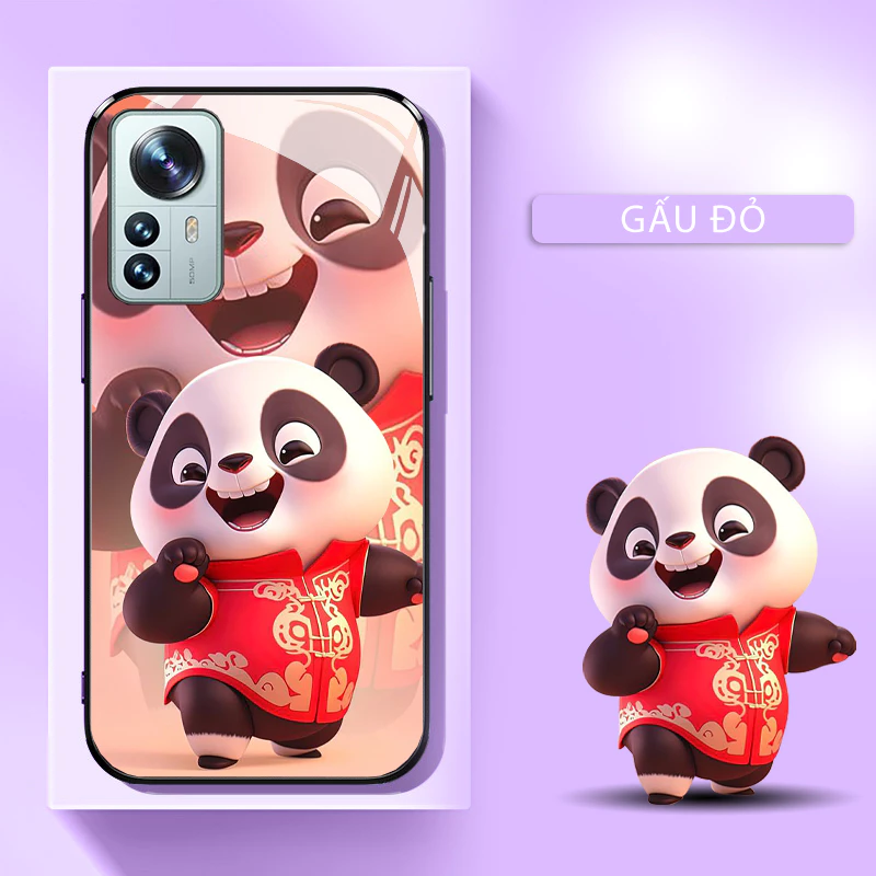 Ốp Lưng XIAOMI 12 5G ,12X, 12T,12 PRO Thiết kế hình gầu đẹp cute , sáng bóng